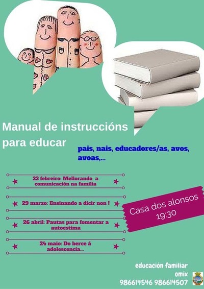CICLO DE CHARLAS -MANUAL DE INSTRUCINS PARA EDUCAR- NA GUARDA