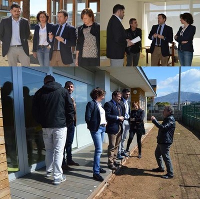 O XERENTE DO CONSORCIO DE BENESTAR VISITOU A NOVA ESCOLA INFANTIL DE GOIN (TOMIO)