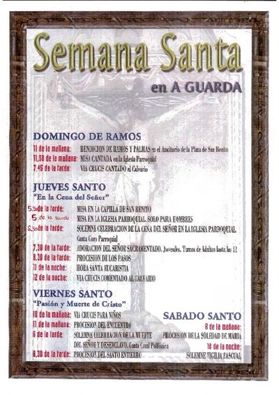 PROCESINS DE SEMANA SANTA 2016 NA GUARDA