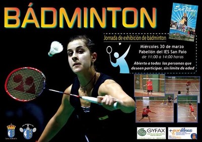 JORNADA DE EXHIBICIN DE BDMINTON ESTE MIRCOLES EN TUI