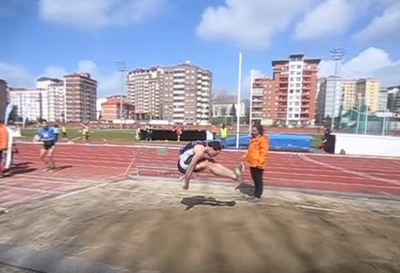 DOBLE VICTORIA DE SERGIO RODRGUEZ EN EL TROFEO RECONQUISTA EN LOS 100 M Y EL SALTO DE LONGITUD DE 7M02CM