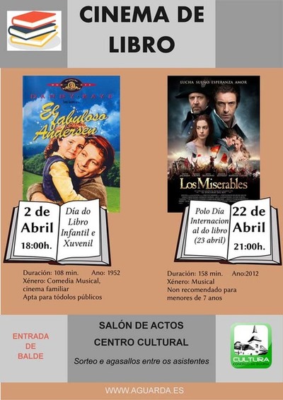 CINEMA FAMILIAR NA GUARDA PARA CONMEMORAR A FIGURA DE H.C. ANDERSEN