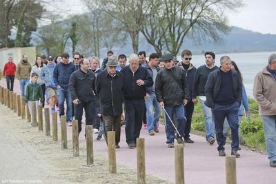 INAUGURAO DA ECOVIA CAMINHO DO RIO MINHO MUITO PARTICIPADA