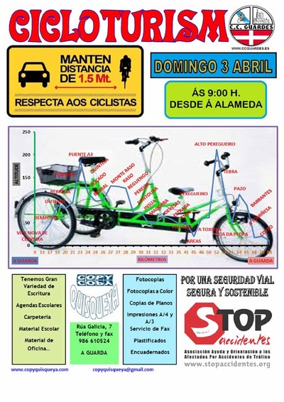 SADA CICLOTURISMO CO CLUBE CICLISTA GUARDS O DOMINGO 3 DE ABRIL DE 2016