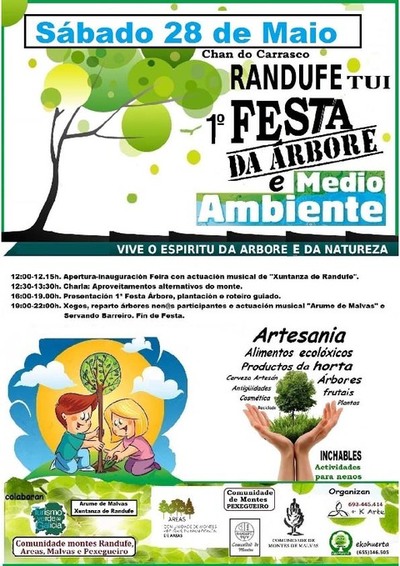 -APRAZADA- I FESTA DA ARBORE E O MEDIO AMBIENTE O 28 DE MAIO EN TUI
