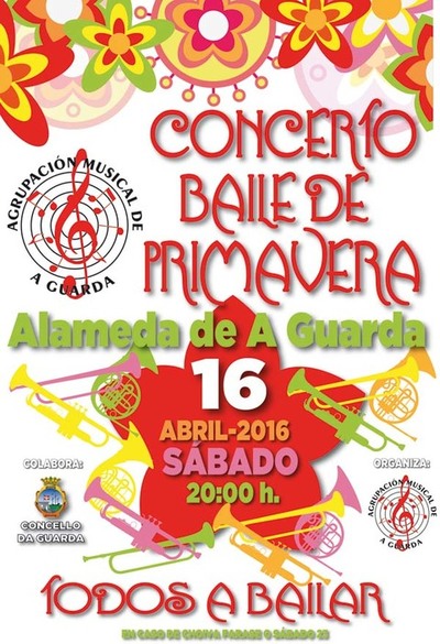 CONCERTO BAILE DE PRIMAVERA ESTE SBADO NA ALAMEDA DE A GUARDA