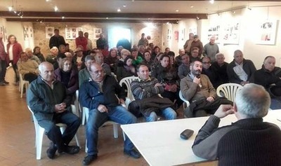 MIS DE 60 VECI@S ASISTIRION  ASEMBLEA INFORMATIVA DO BNG DO ROSAL SOBRE O ?CATASTRAZO-