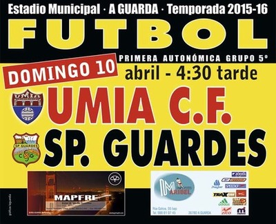 ESTE DOMINGO O SPORTING GUARDS RECIBE NA SANGRIA  UMIA CF