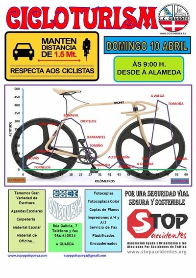 SADA CICLOTURISMO CO CLUBE CICLISTA GUARDS O DOMINGO 10 DE ABRIL DE 2016