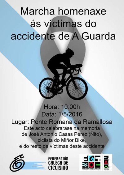 ESTE DOMINGO DA 1 DE MAIO TER LUGAR A MARCHA HOMENAXE AS VICTIMAS DO ACCIDENTE DA GUARDA
