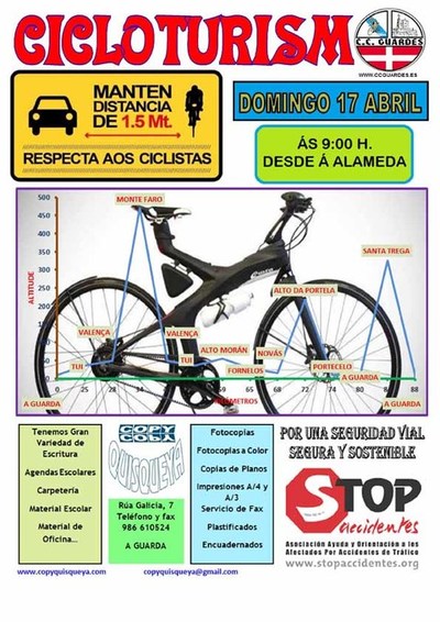 SADA CICLOTURISMO CO CLUBE CICLISTA GUARDS O DOMINGO 17 DE ABRIL DE 2016
