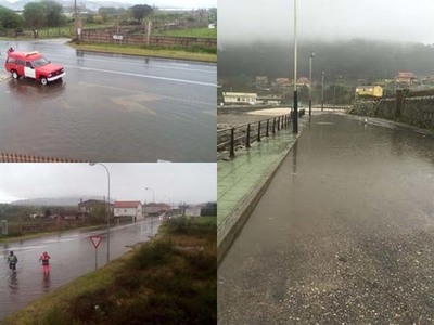 AS ABUNDANTES PRECIPITACINS CAUSAN PROBLEMAS NA CIRCULACIN NA REDE VIARIA BAIXOMIOTA