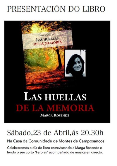 PRESENTACIN DA LTIMA NOVELA DE MARGA ROSENDE ESTE SBADO EN CAMPOSANCOS