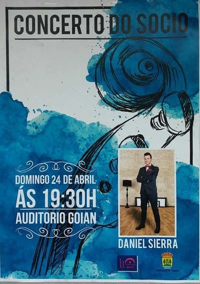 CONCERTO DO SOLISTA DANIEL SIERRA E A BANDA DE GOIN ESTE DOMINGO