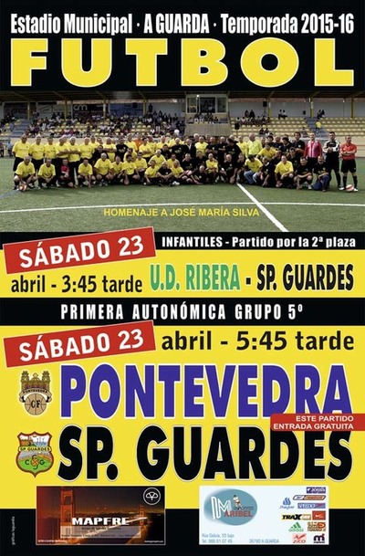 PARTIDOS DO SPORTING GUARDS PARA ESTE SBADO 23 DE ABRIL