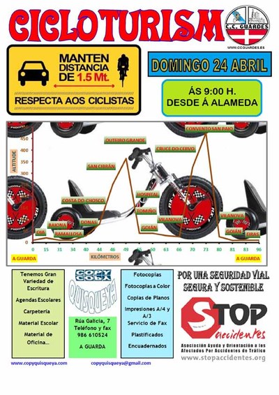 SADA CICLOTURISMO CO CLUBE CICLISTA GUARDS O DOMINGO 24 DE ABRIL DE 2016