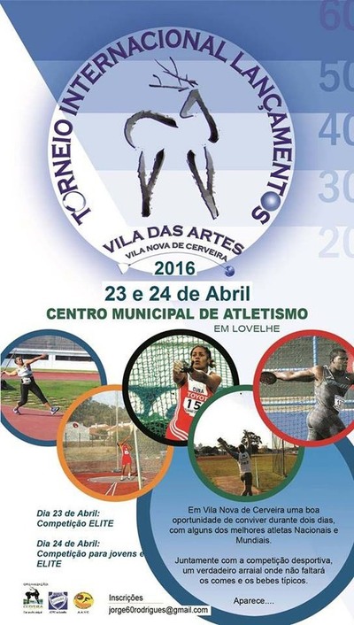 FIM-DE-SEMANA DEDICADO AO ATLETISMO DE ALTA COMPETIO EM CERVEIRA