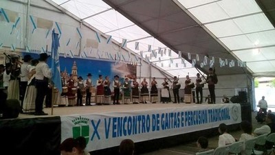 A BANDA DE GAITAS DE ARUME DE MALVAS(TUI) PARTICIPOU EN MADRID NO XV ENCONTRO DE GAITAS E PERCUSIN TRADICIONAL
