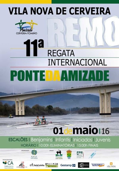 O RO MIO ACOLLE ESTE DOMINGO A 11 REGATA INTERNACIONAL PONTE DA AMIZADE