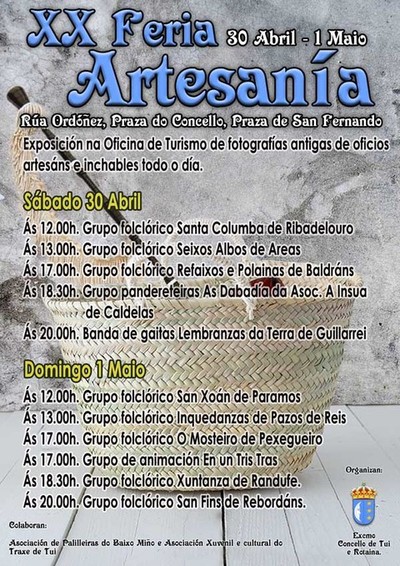 TUI CELEBRA ESTA FIN DE SEMANA A XX FEIRA DE ARTESANA CON MIS DE 80 POSTOS