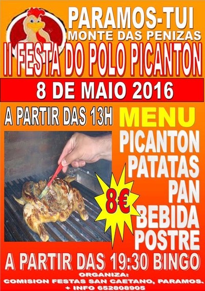 PARAMOS ACOLLE ESTE DOMINGO A II FESTA DO POLO PICANTN