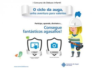I CONCURSO DE DEBUXO INFANTIL -O CICLO DA AUGA, UNHA AVENTURA PARA VALENTES-