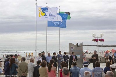 PELA SEGUNDA VEZ NA HISTRIA DO CONCELHO AS QUATRO PRAIAS SO GALARDOADAS COM A BANDEIRA AZUL DA EUROPA
