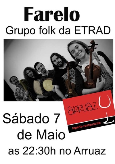 ACTUACIN DO GRUPO FOLK DA ETRAD ESTE SBADO NO ARRUAZ NA GUARDA