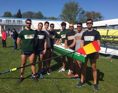 TRES INTEGRANTES DEL CLUB REMO DO MIO TUI-SETA EN EL CAMPEONATO DE EUROPA EN BRANDEMBURGO 