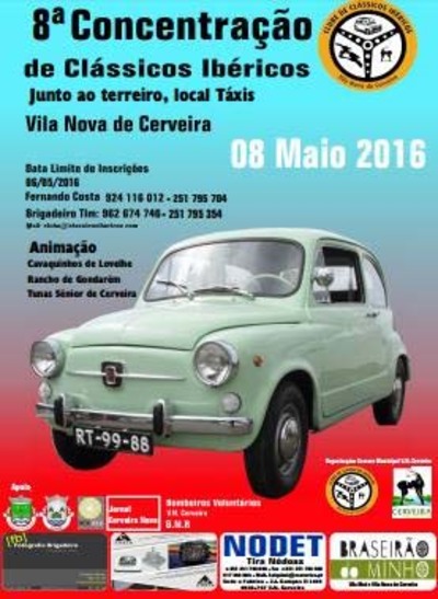 VIII CONCENTRAO IBRICA DE CLSSICOS DOMINGO, 08 MAIO