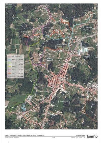 TOMIO COMPLETA O SANEAMENTO DOS BARRIOS PRXIMOS AO NCLEO URBANO CUN INVESTIMENTO DE 850.000 EUROS