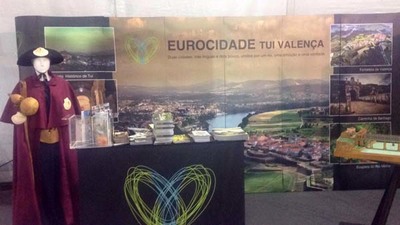 GRAN ACOLLIDA  PRESENZA DA EUROCIDADE NA FEIRA IBRICA DE TURISMO EN GUARDA, PORTUGAL