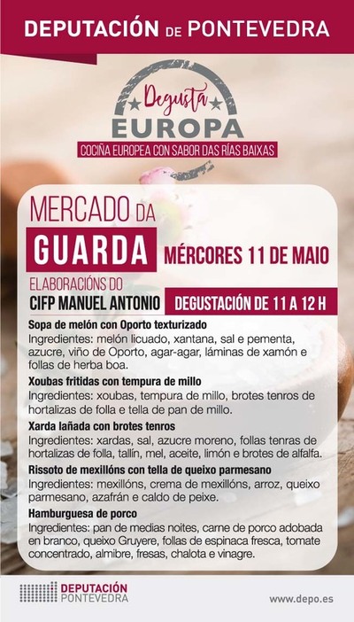 DEGUSTA EUROPA CHEGA ESTE MRCORES  MERCADO DA GUARDA