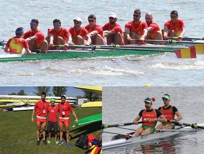 ESTUPENDOS RESULTADOS DE LOS TRES REMEROS DEL    CLUB REMO DO MIO TUI EN EL CAMPEONATO DE EUROPA DE REMO