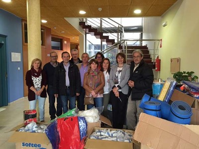 ENTREGA DE MATERIAL AOS CLUBES DEPORTIVOS DO ROSAL  POR PARTE DA DEPUTACIN DE PONTEVEDRA 