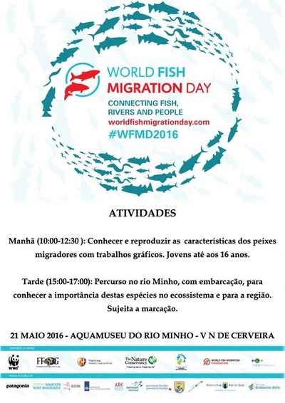 DIA MUNDIAL DOS PEIXES MIGRADORES ASSINALADO NO AQUAMUSEU 