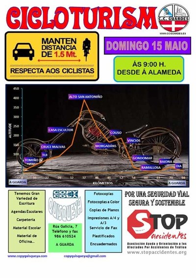 SADA CICLOTURISMO CO CLUBE CICLISTA GUARDS O DOMINGO 15 DE MAIO DE 2016