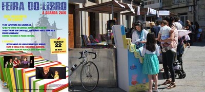 A PRAZA DO REL ACOLLE O DOMINGO 22 A FEIRA DO LIBRO DA GUARDA