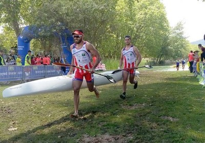 IVAN ALONSO Y DIEGO PIA, CAMPEONES DE ESPAA DE MARATN EN K-2