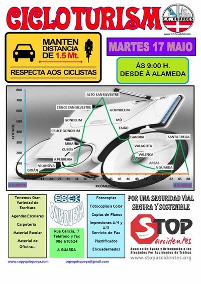 SADA CICLOTURISMO CO CLUBE CICLISTA GUARDS O MARTES 17 DE MAIO DE 2016