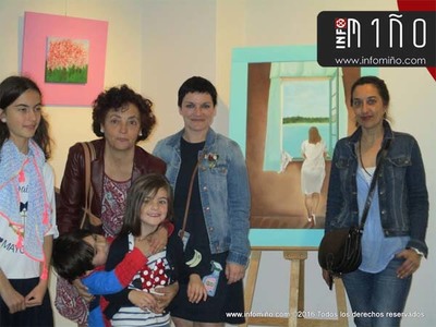 ESPECIAL - INAUGURACIN DA EXPOSICIN DO CURSO DE PINTURA NA CASA DOS ALONSO DE A GUARDA