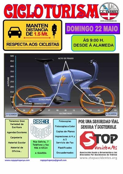 SADA CICLOTURISMO CO CLUBE CICLISTA GUARDS O DOMINGO 22 DE MAIO DE 2016