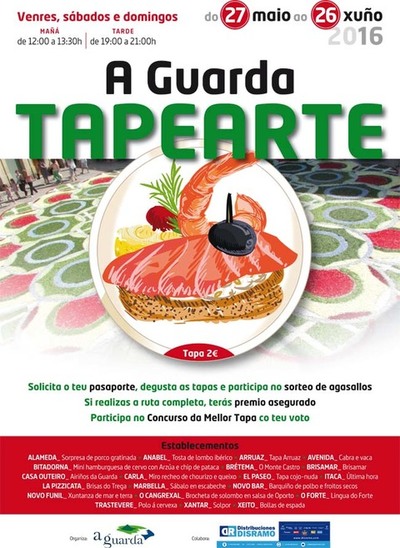 A GUARDA PREPRASE PARA ACOLLER O EVENTO GASTRONMICO TAPEARTE 2016