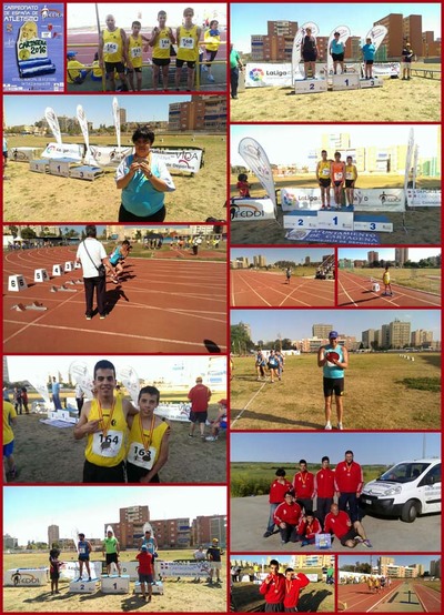 SETE ATLETAS DO SAN XEROME PARTICIPARON NO CAMPIONATO DE ESPAA DE ATLETISMO DA FEDDI