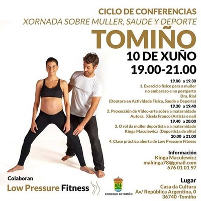 Xornadas sobre muller, sade e deporte o 10 de xuo en Tomio