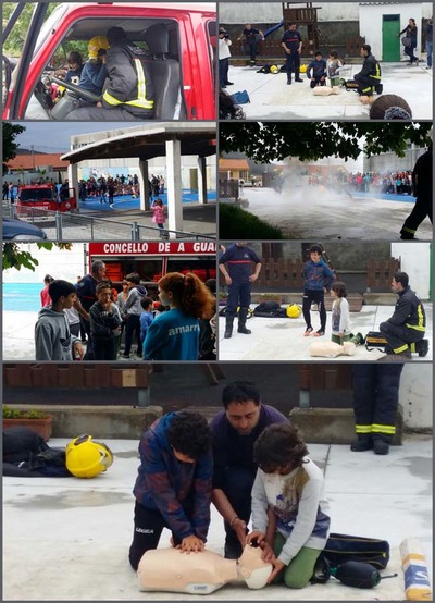 SIMULACRO DE EMERXENCIAS NO CEIP MESTRE MANUEL GARCA DE OIA