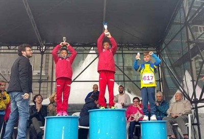 DEPORTISTAS DE ATLETISMO TREGA PARTICIPAN NA PROBA DE MARCHA ATLTICA JOSEFINA ROMERO