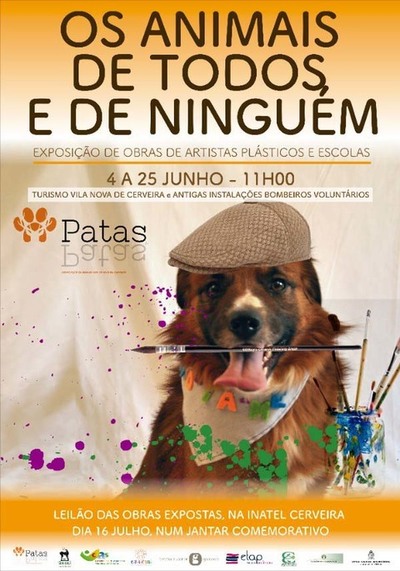 Causa animal une-se  arte cerveirense