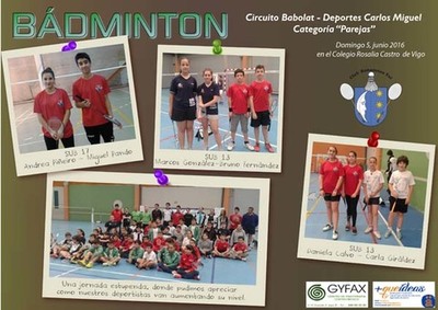 El club Bdminton Tui particip en una nueva jornada del Circuito Babolat