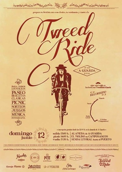 A Guarda acoger una nueva edicin de la Tweed Ride el 12 de Junio
